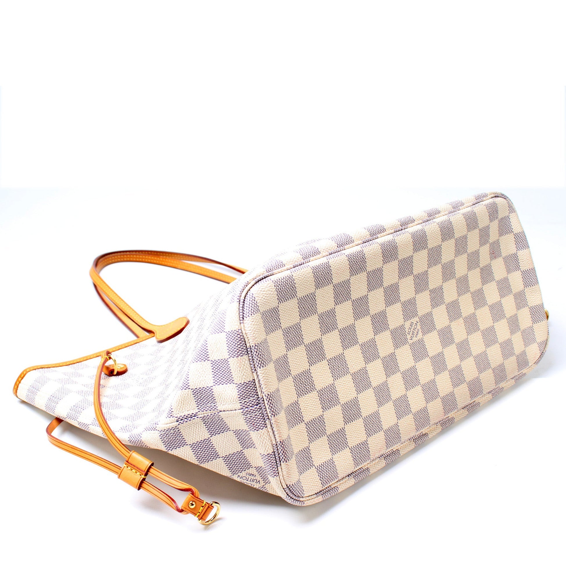 Louis Vuitton Neverfull MM Azur Damier Tote Bag Azur 33