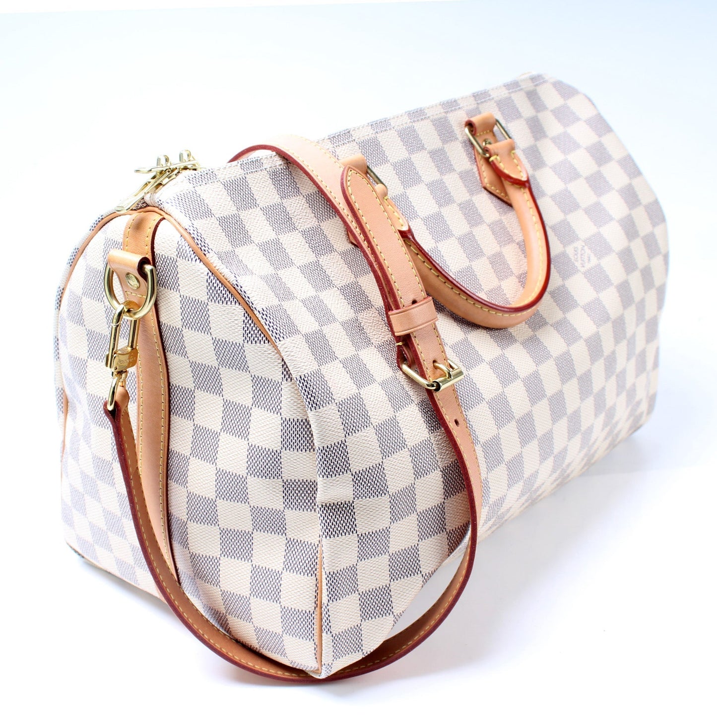 Louis Vuitton Speedy 35 Bandouliere Azur Damier Handbag Azur 2E4F91Bc