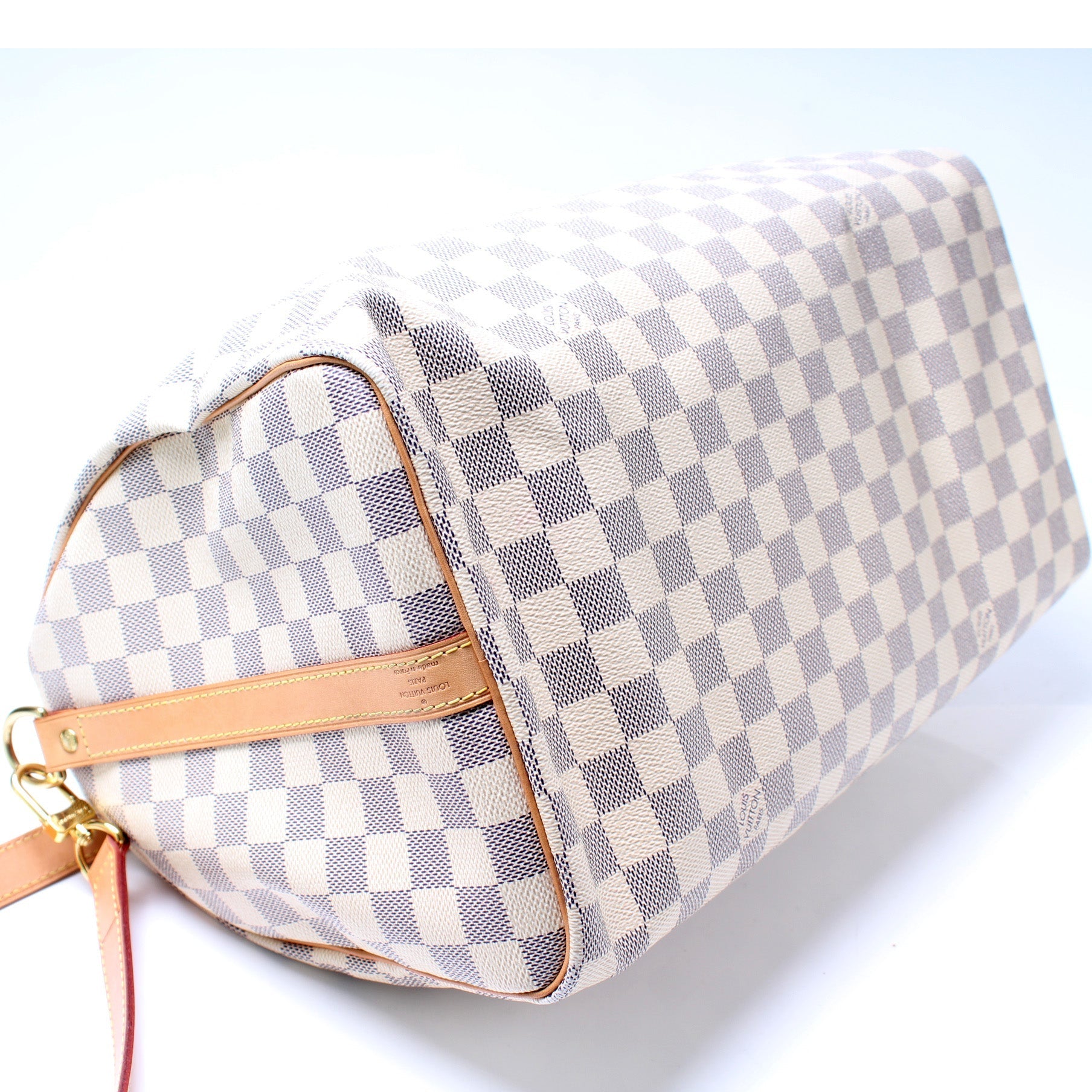 Louis Vuitton Speedy 35 Bandouliere Azur Damier Handbag Azur 2E4F91Bc