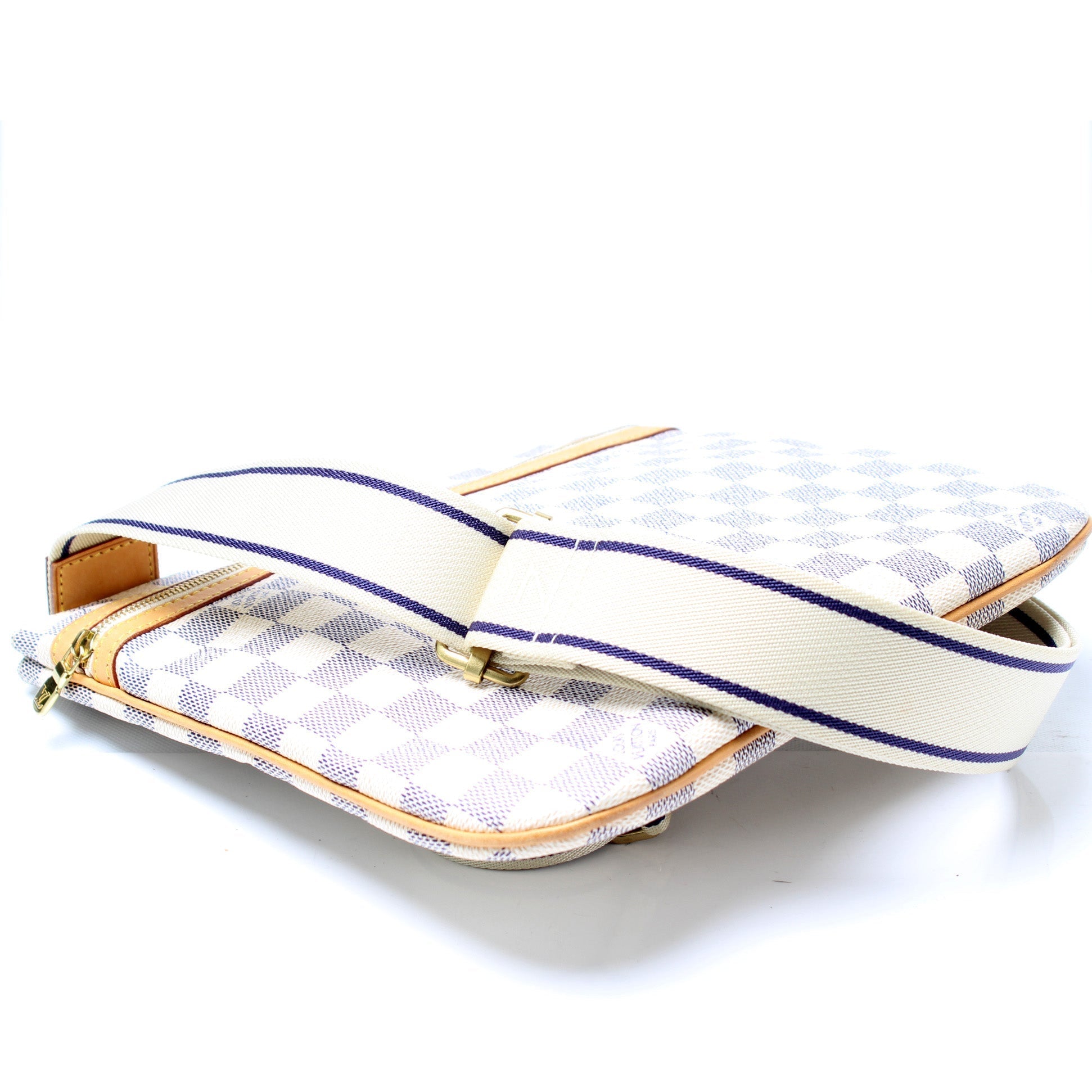 Louis Vuitton Pochette Bosphore Azur Damier Clutch Bag Azur 7
