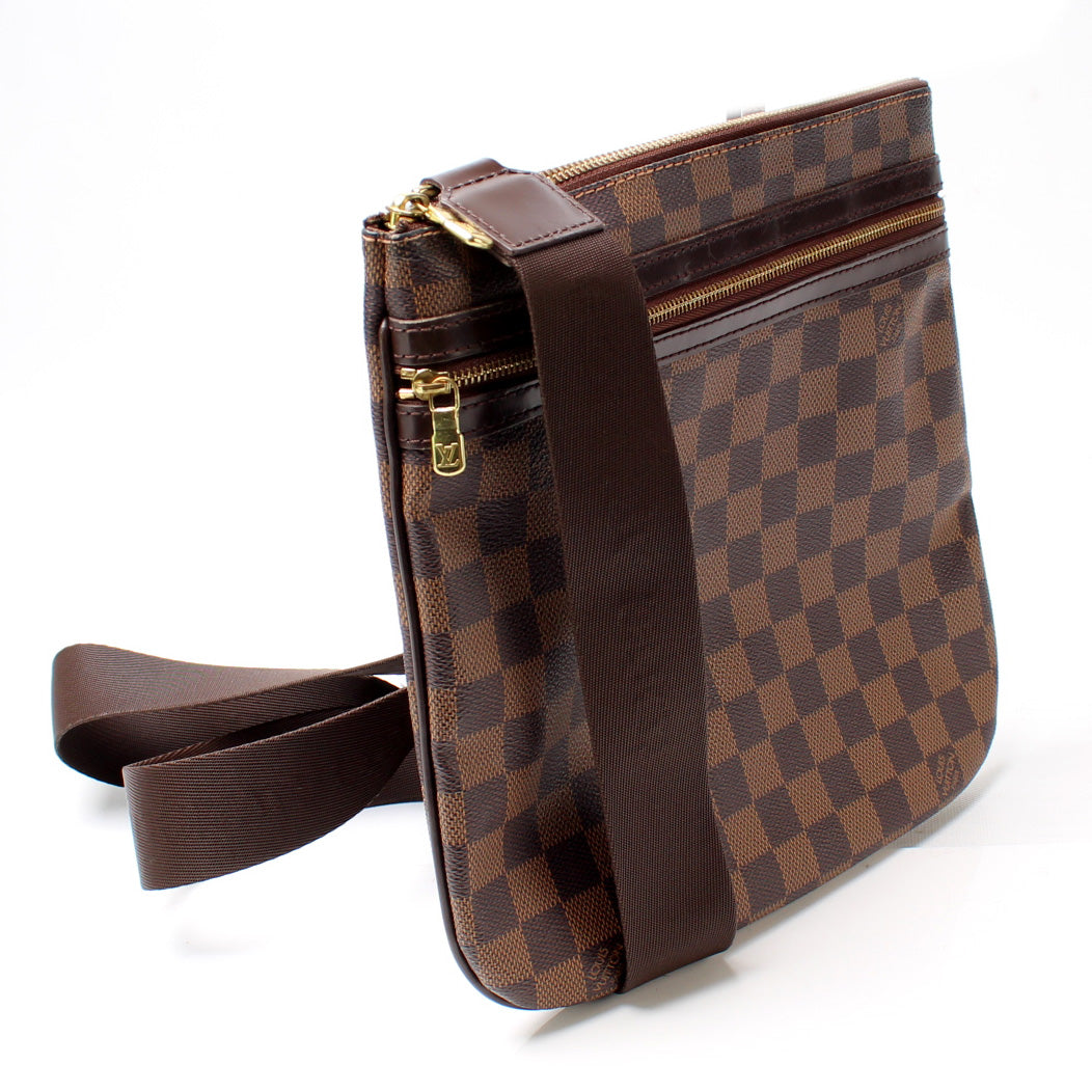Louis Vuitton Pochette Bosphore Ebene Damier Clutch Bag