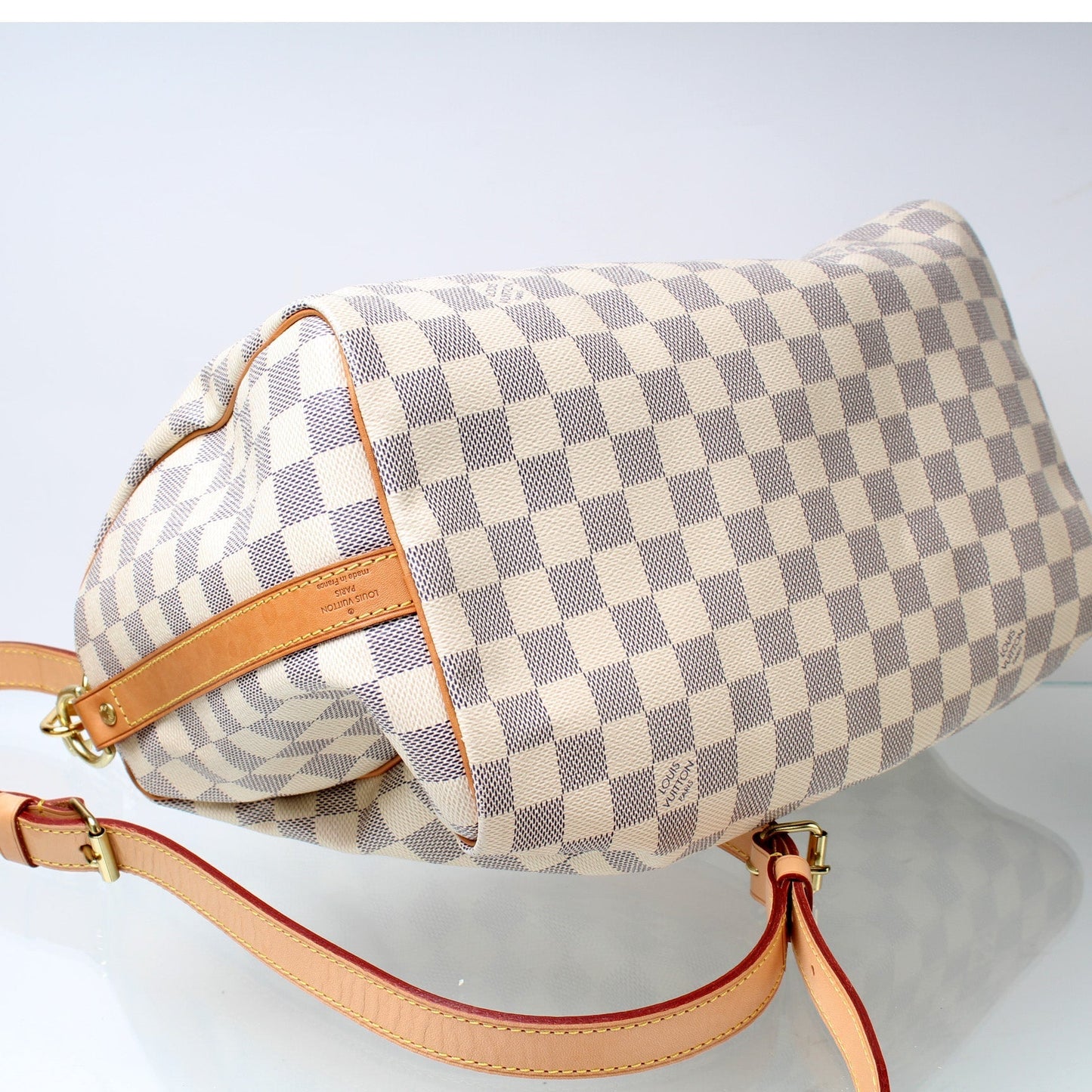 Louis Vuitton Speedy 30 Bandouliere Azur Damier Handbag Azur 7