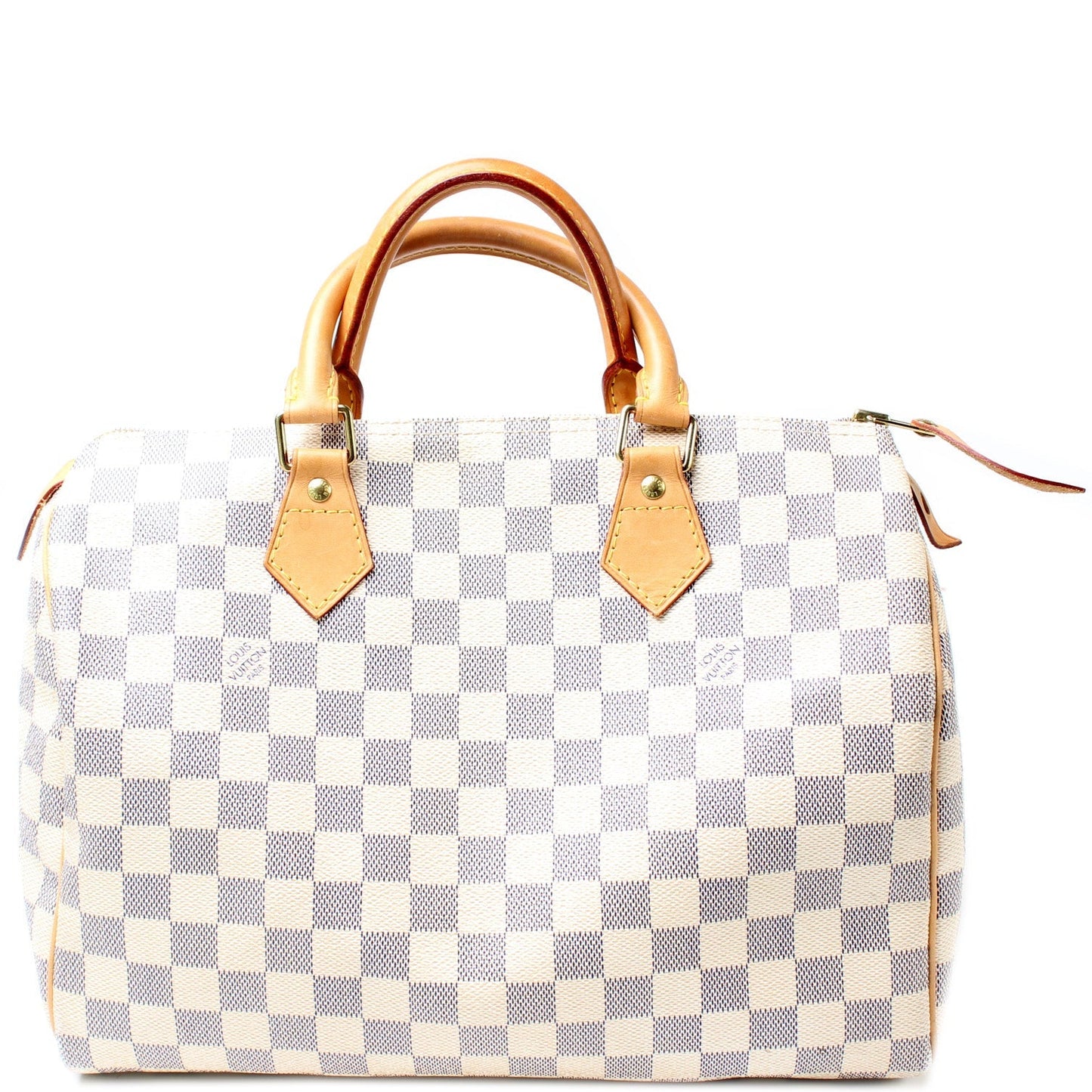 Louis Vuitton Speedy 30 Azur Damier Handbag Azur 9