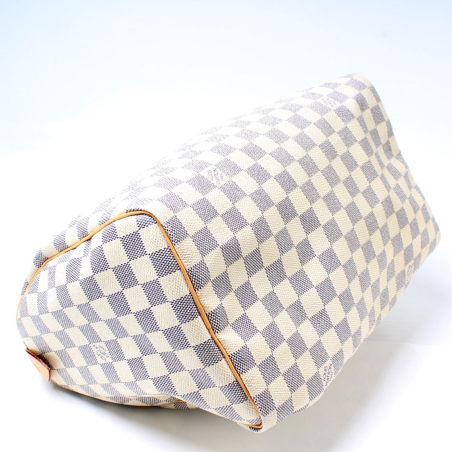 Louis Vuitton Speedy 30 Azur Damier Handbag Azur 9