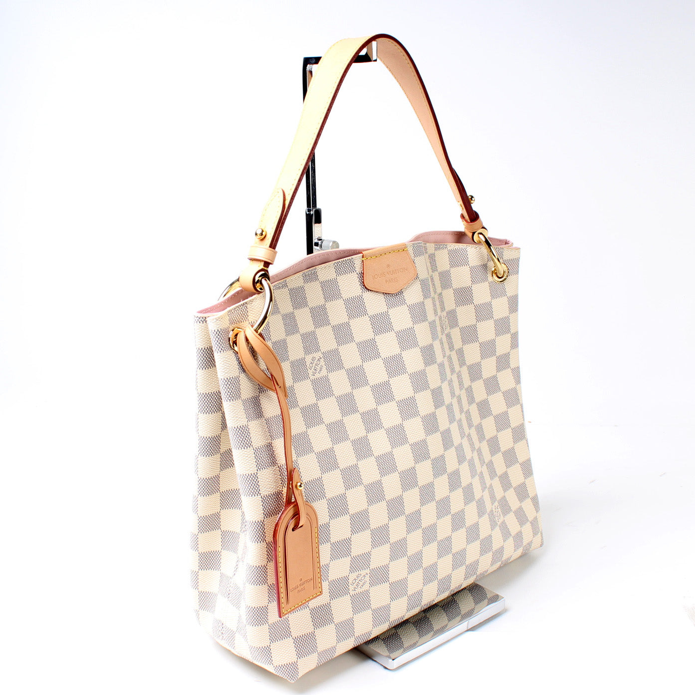 Louis Vuitton Graceful PM Azur Damier Handbag Azur 5