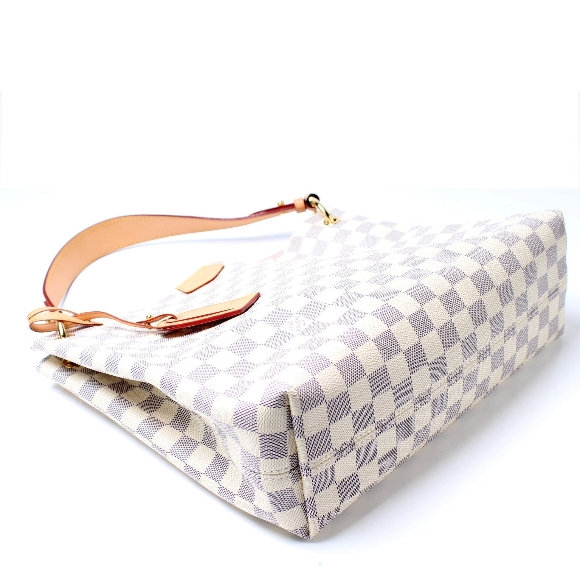 Louis Vuitton Graceful PM Azur Damier Handbag Azur 5