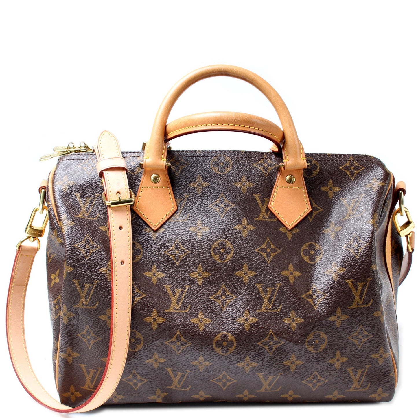 Louis Vuitton Speedy 30 Bandouliere Monogram Handbag Monogram 9