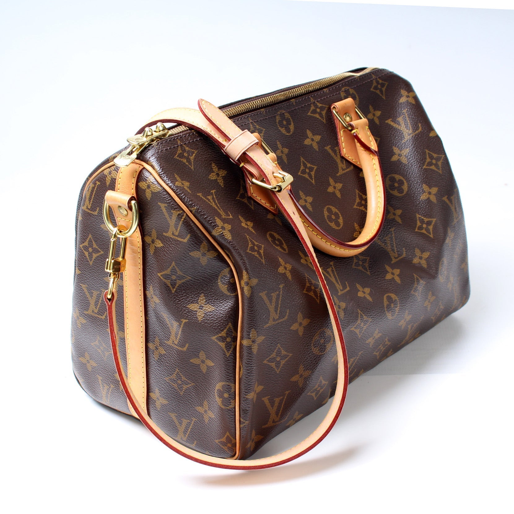 Louis Vuitton Speedy 30 Bandouliere Monogram Handbag Monogram 9