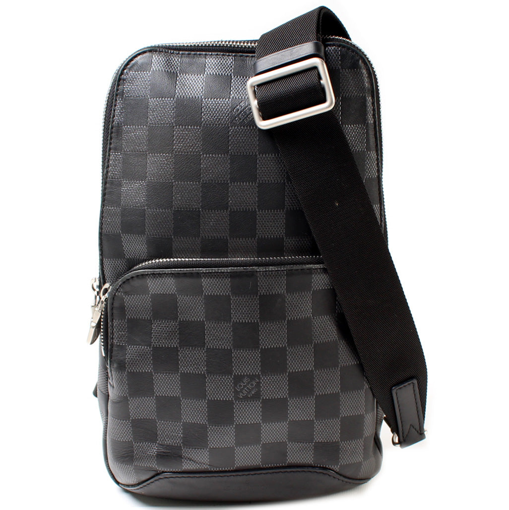 Louis Vuitton Avenue Sling Graphite Damier Crossbody Bag
