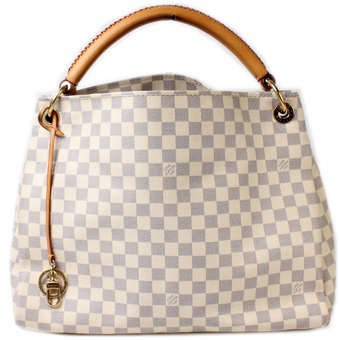 Louis Vuitton Artsy MM Azur Damier Handbag Azur 6