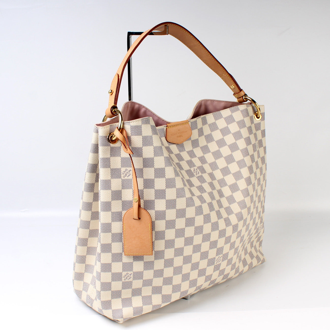 Louis Vuitton Graceful MM Azur Damier Handbag