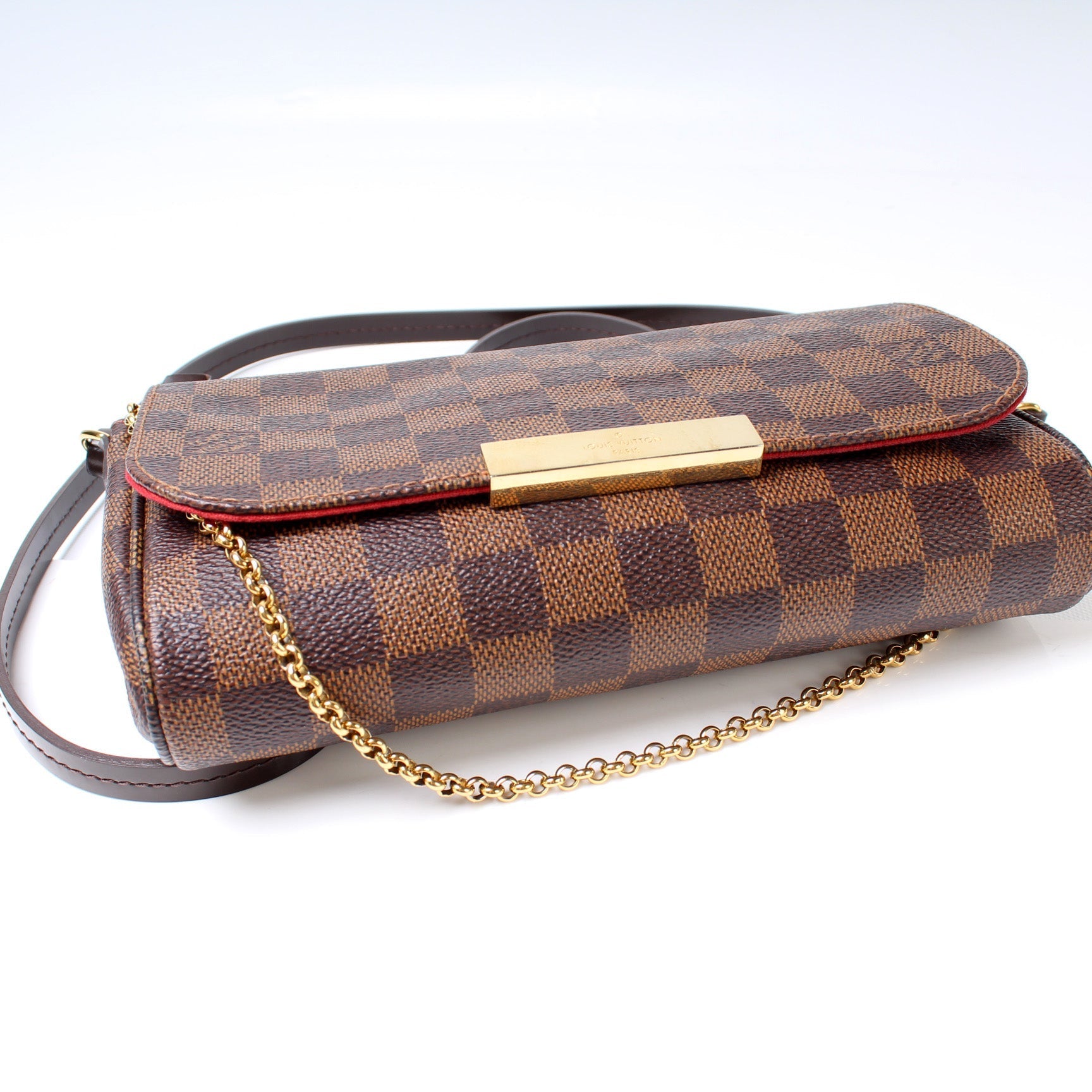 Louis Vuitton Favorite PM Ebene Damier Handbag Ebene 4