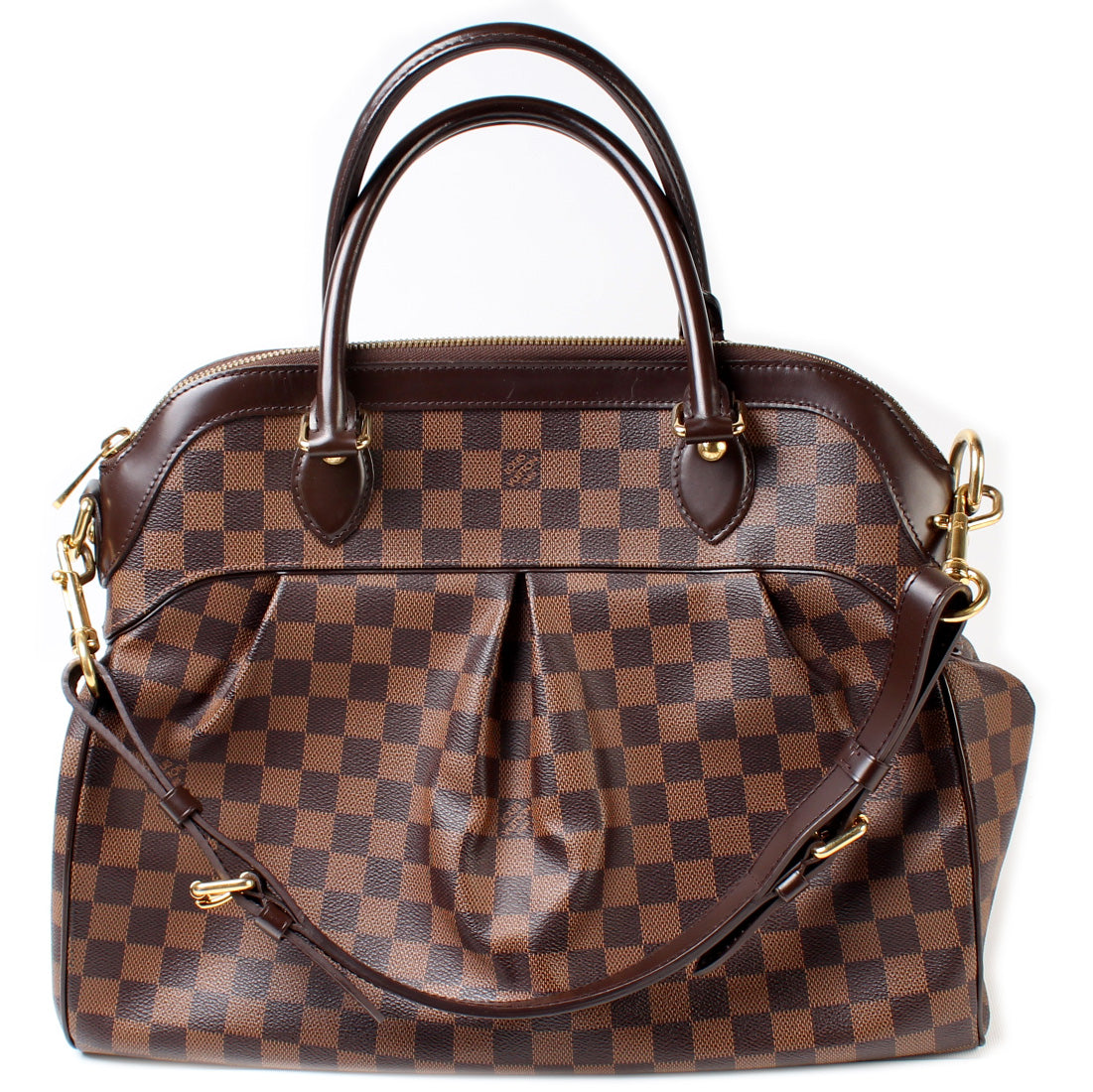 Louis Vuitton Trevi Ebene GM Damier Handbag