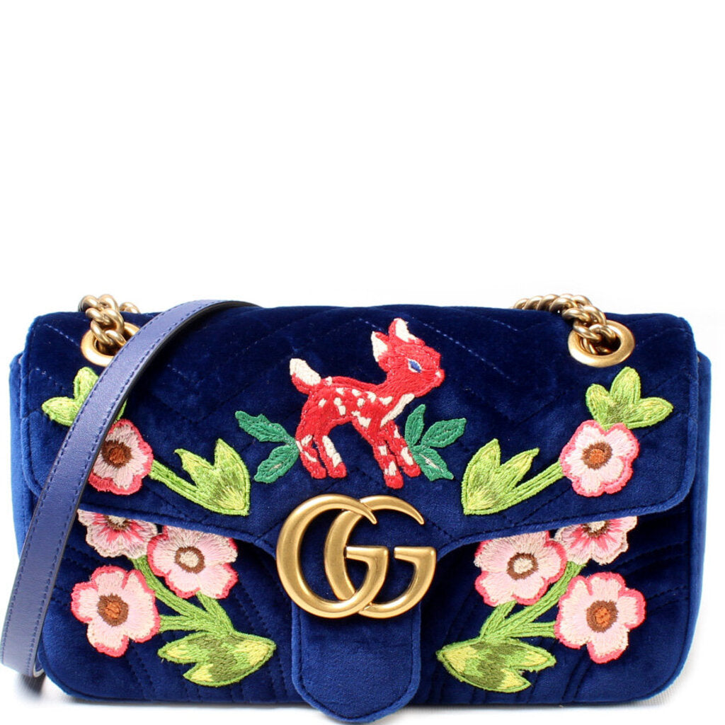 Gucci Marmont Small Flap Shoulder Bag Flap Small