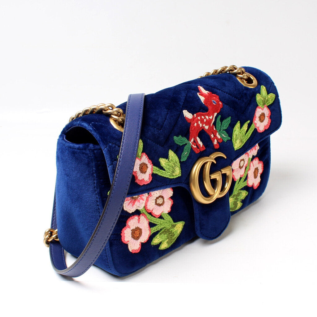 Gucci Marmont Small Flap Shoulder Bag Flap Small
