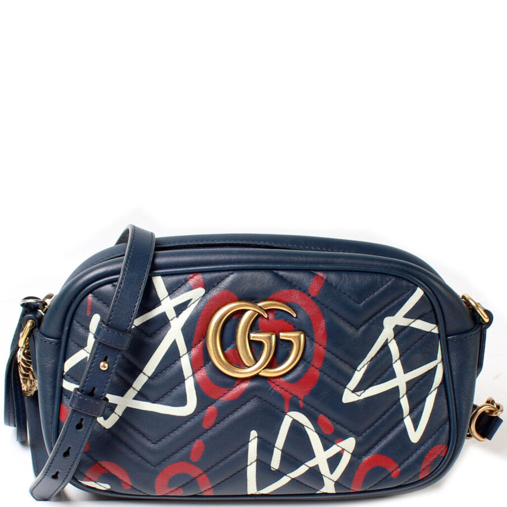 Gucci Marmont Camera Leather Small Crossbody Bag Camera 2