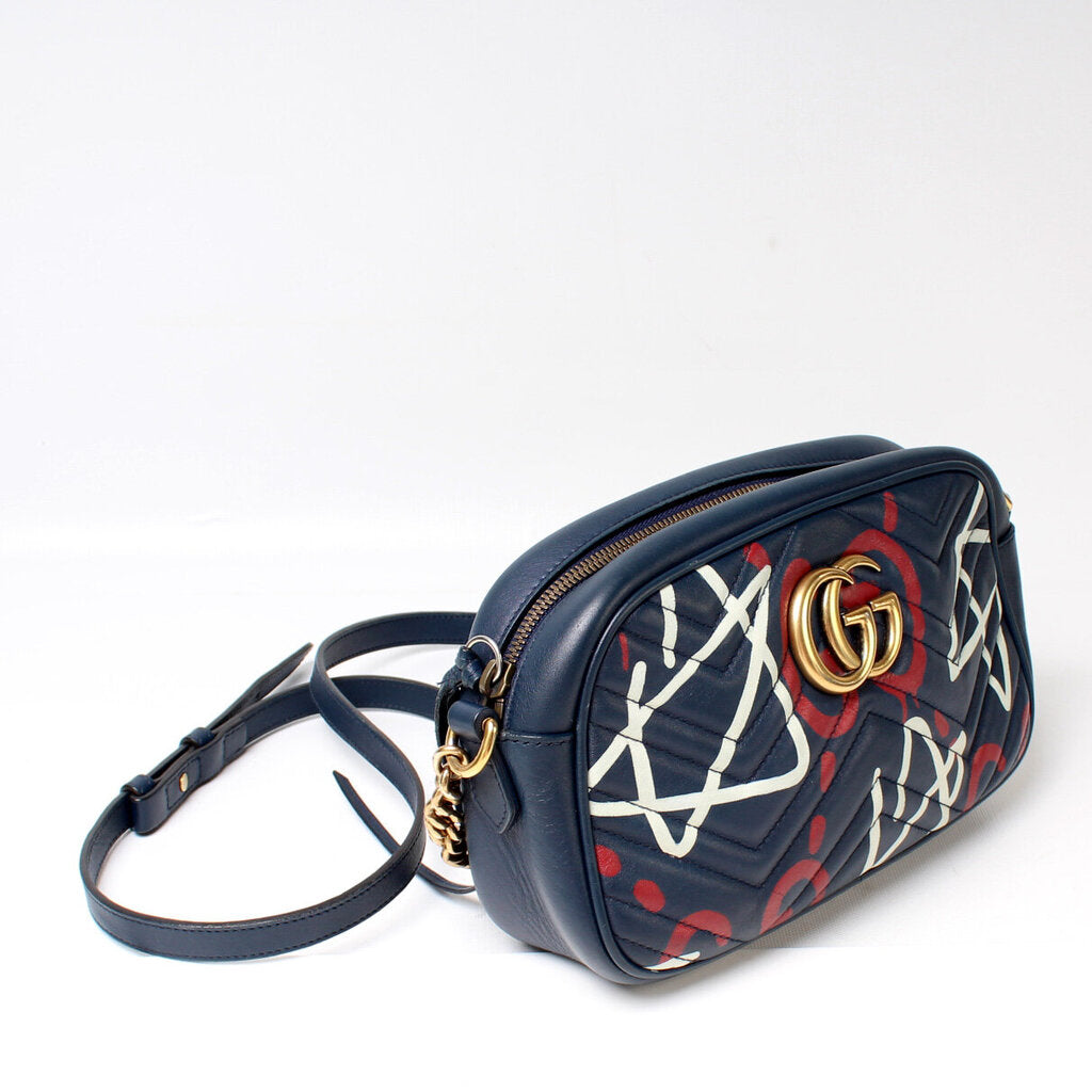 Gucci Marmont Camera Leather Small Crossbody Bag Camera 2