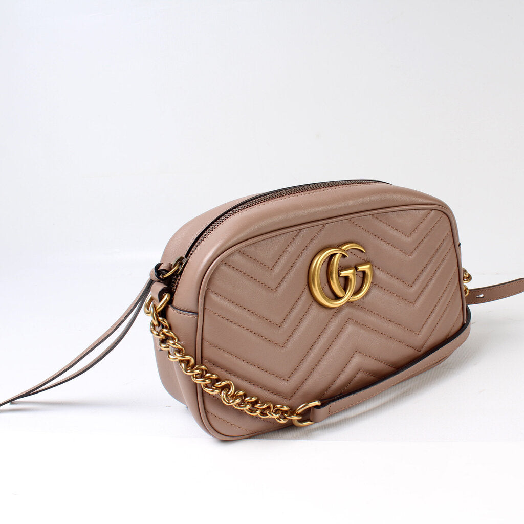 Gucci Marmont Camera Leather Small Crossbody Bag Bag 7