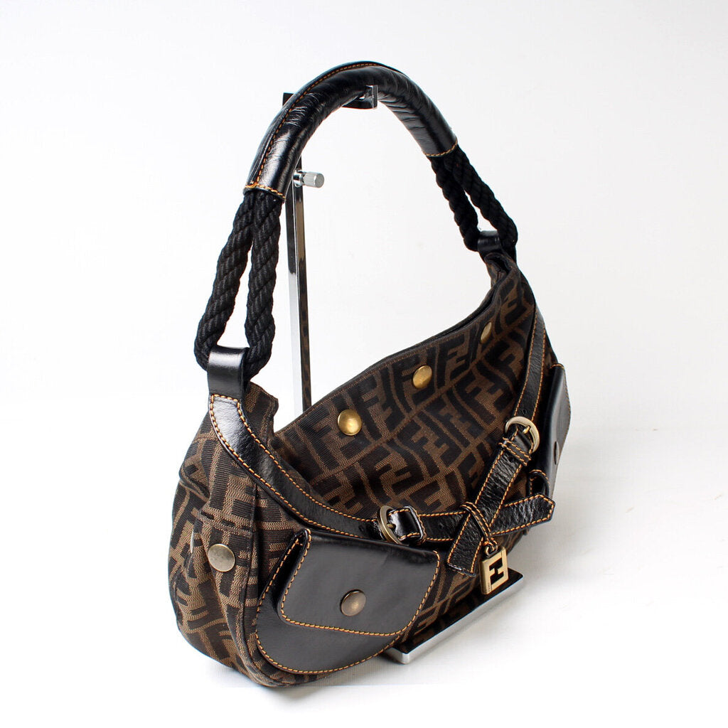 Fendi Zucca Media Bag Travel Bag