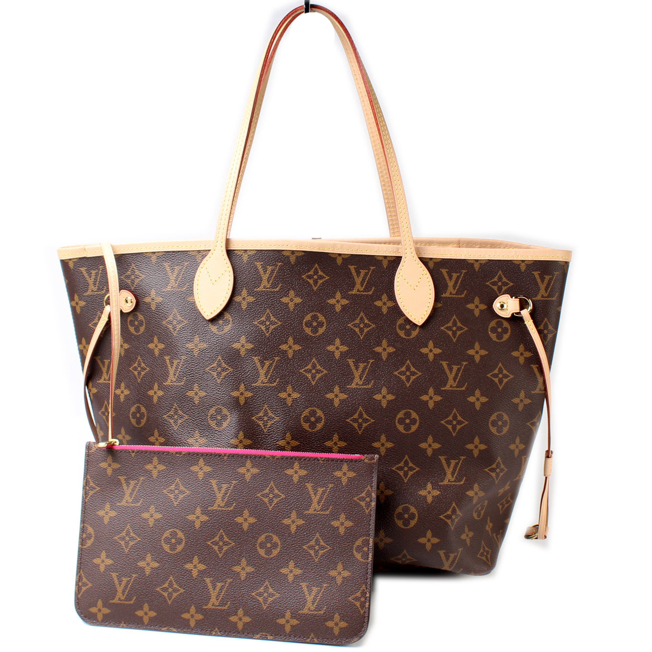 Louis Vuitton Neverfull MM Monogram Wallet Case 23