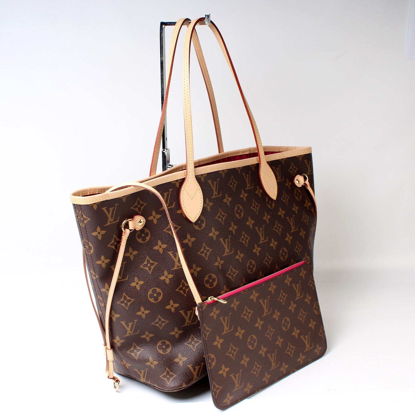 Louis Vuitton Neverfull MM Monogram Wallet Case 23