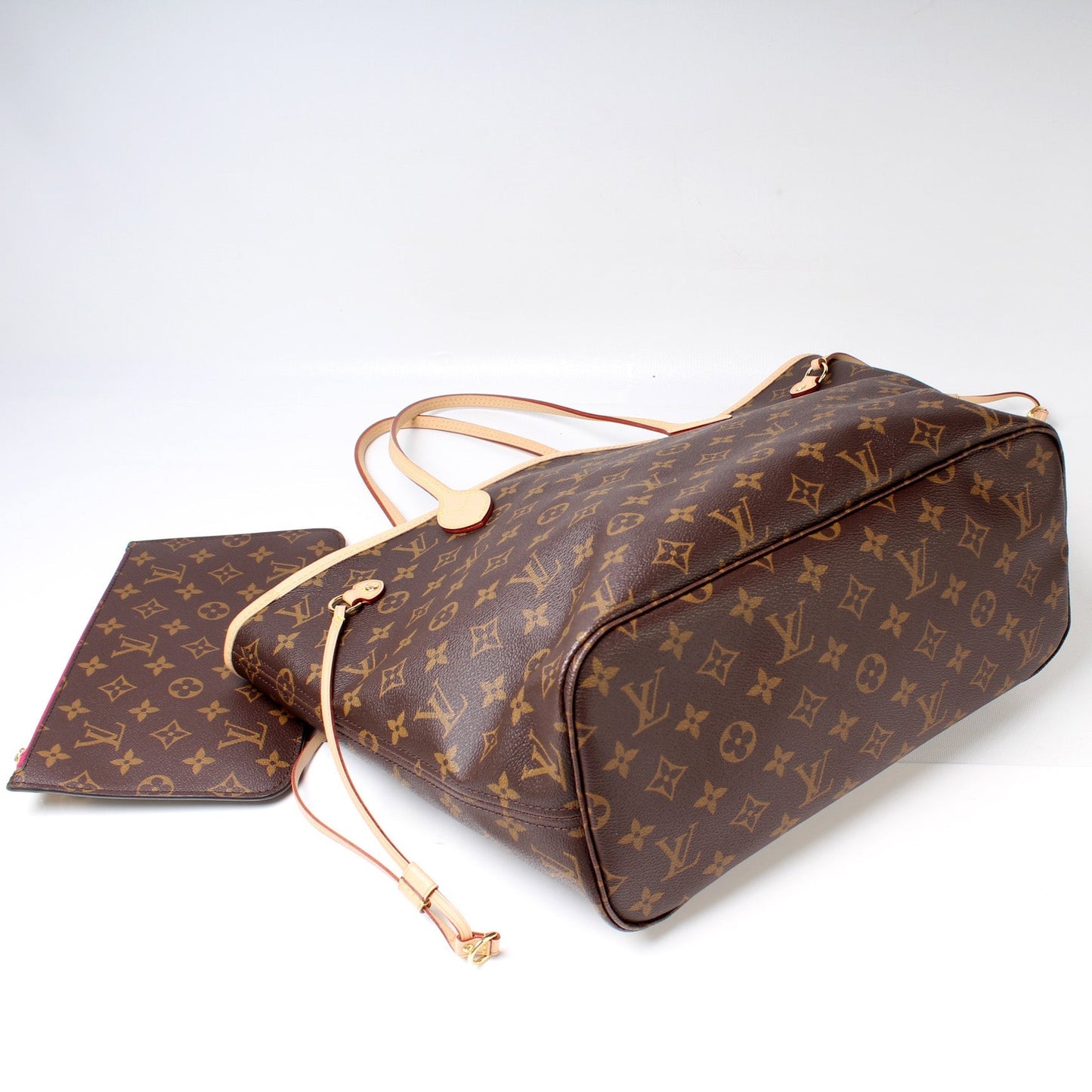 Louis Vuitton Neverfull MM Monogram Wallet Case 23