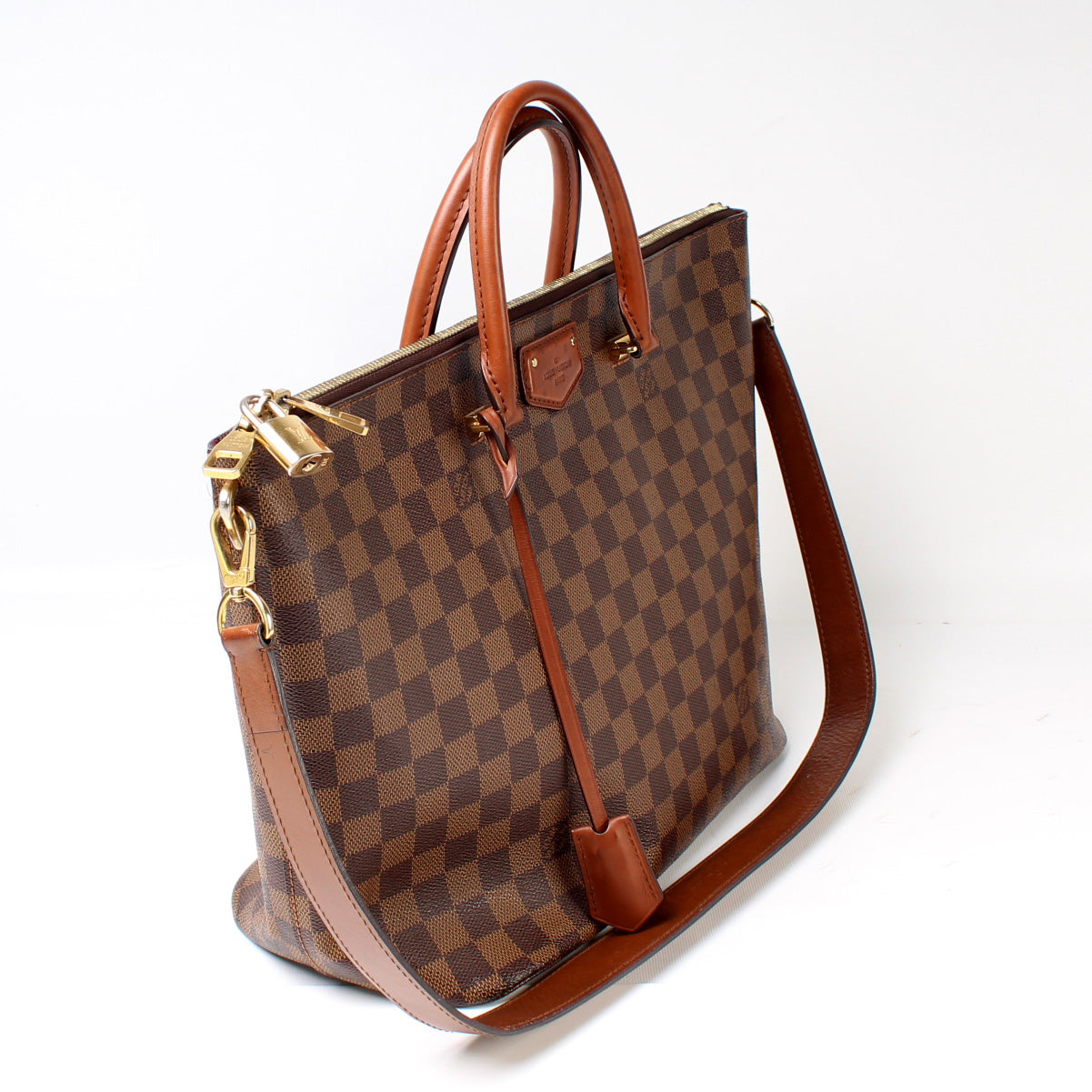 Louis Vuitton Belmont Ebene Damier Handbag Ebene 2