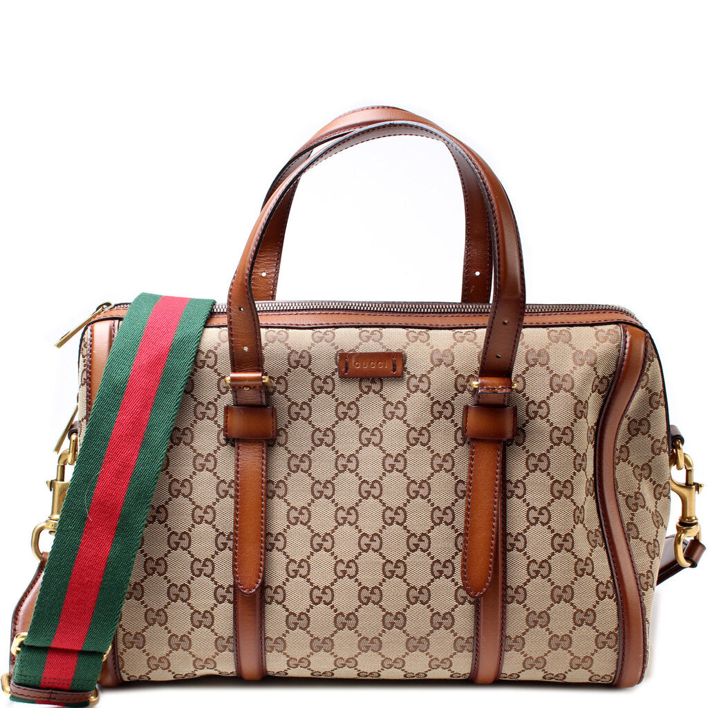 Gucci Lady Web Boston Travel Bag