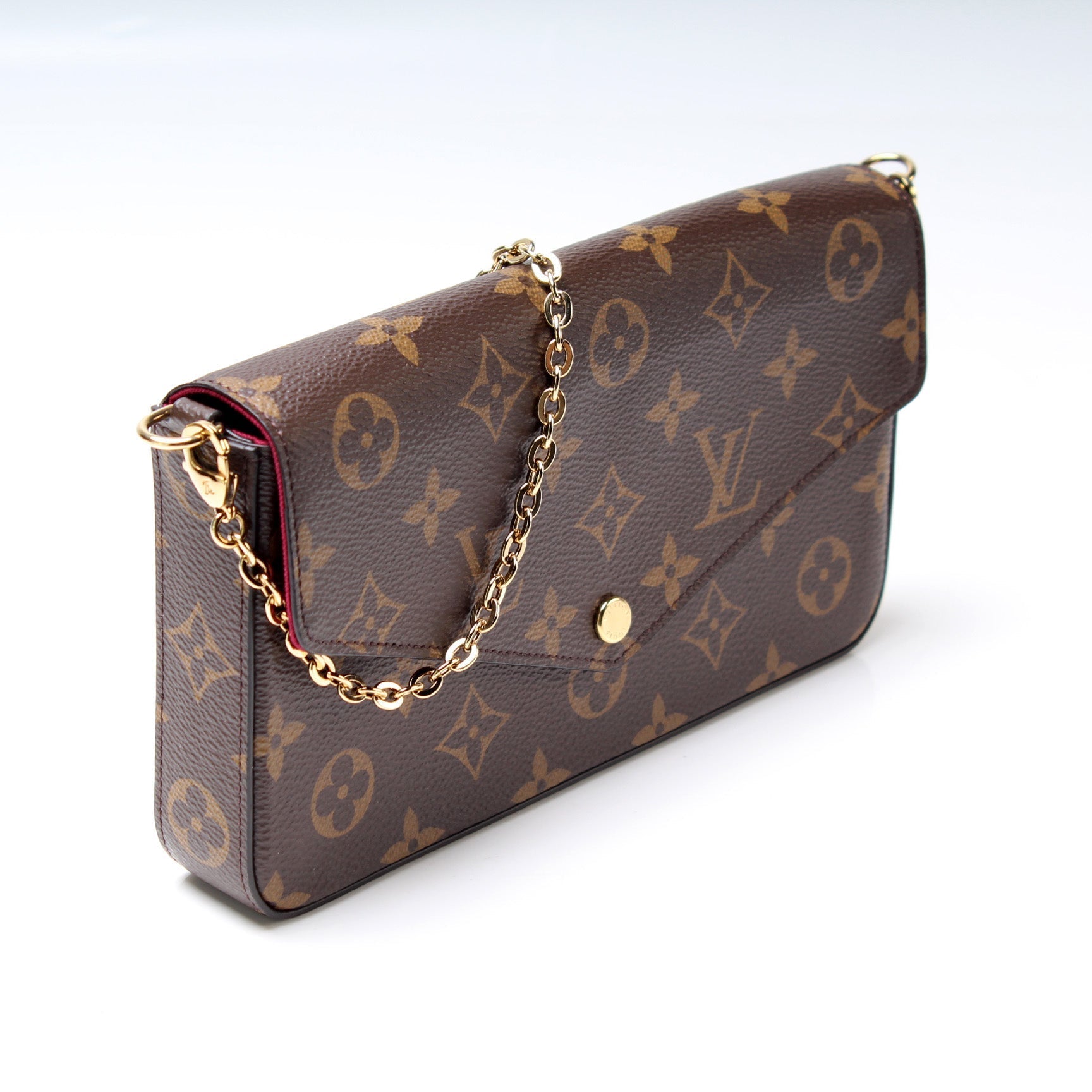 Louis Vuitton Pochette Felicie Monogram Clutch Bag Monogram 27