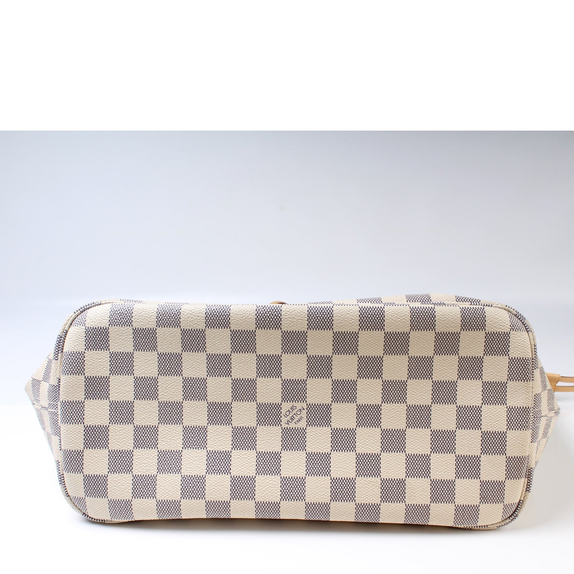 Louis Vuitton Neverfull MM Azur Damier Tote Bag Azur 36