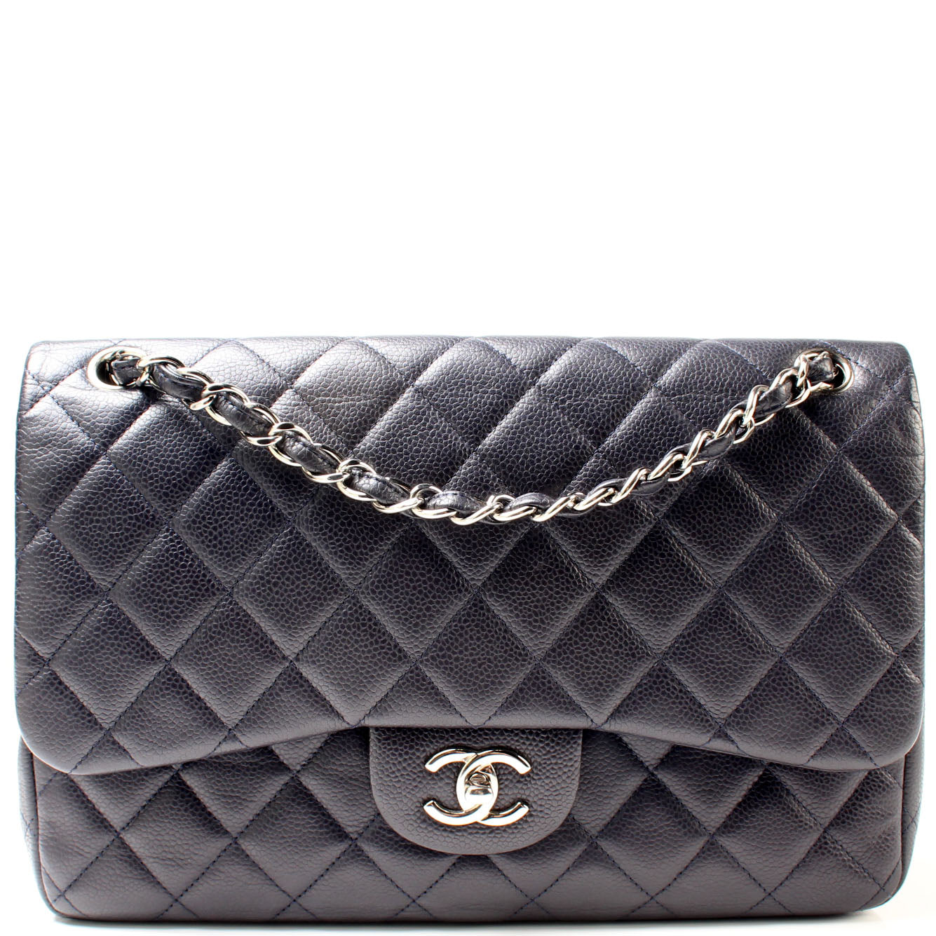 Chanel Classic Flap Jumbo Caviar 18M Handbag