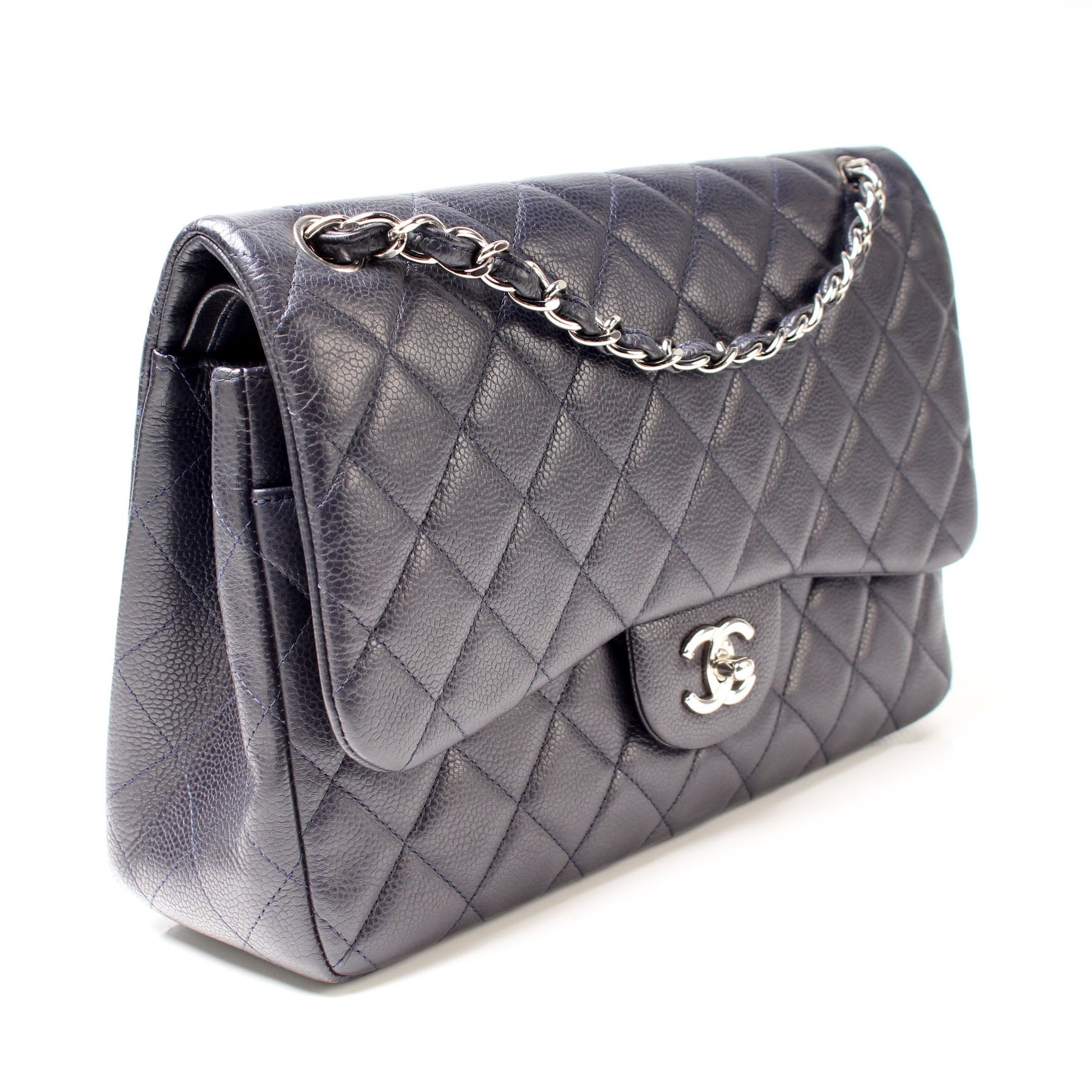 Chanel Classic Flap Jumbo Caviar 18M Handbag