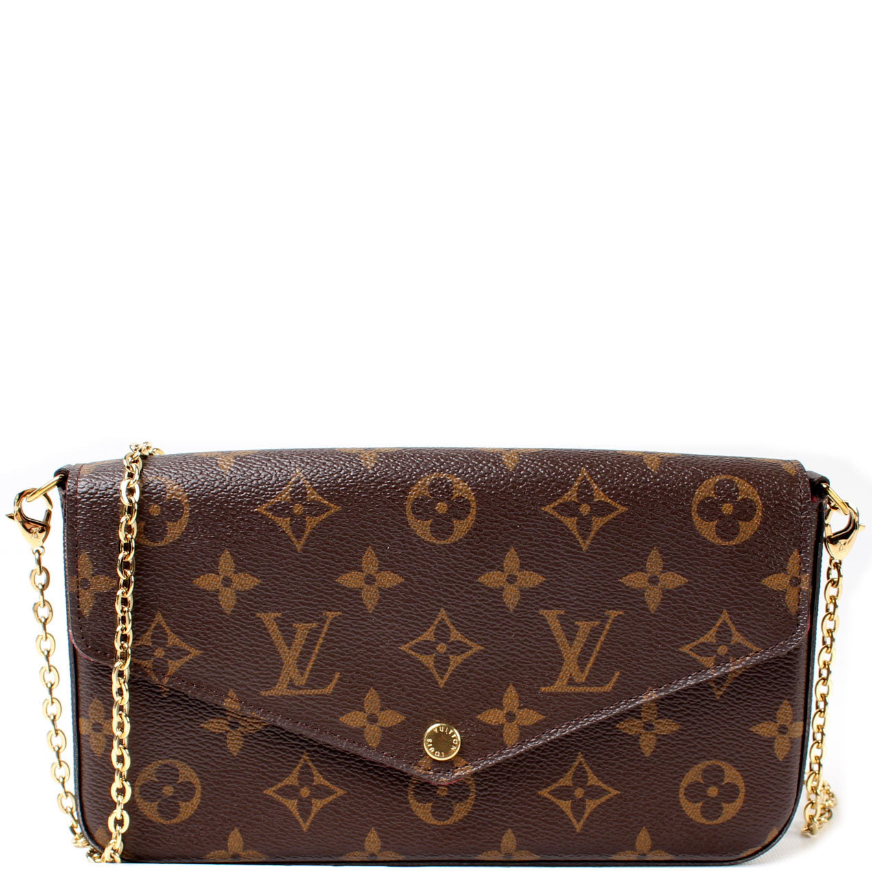 Louis Vuitton Pochette Felicie Monogram Clutch Bag Monogram 28