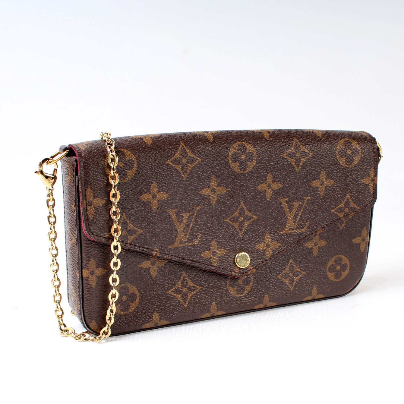 Louis Vuitton Pochette Felicie Monogram Clutch Bag Monogram 28