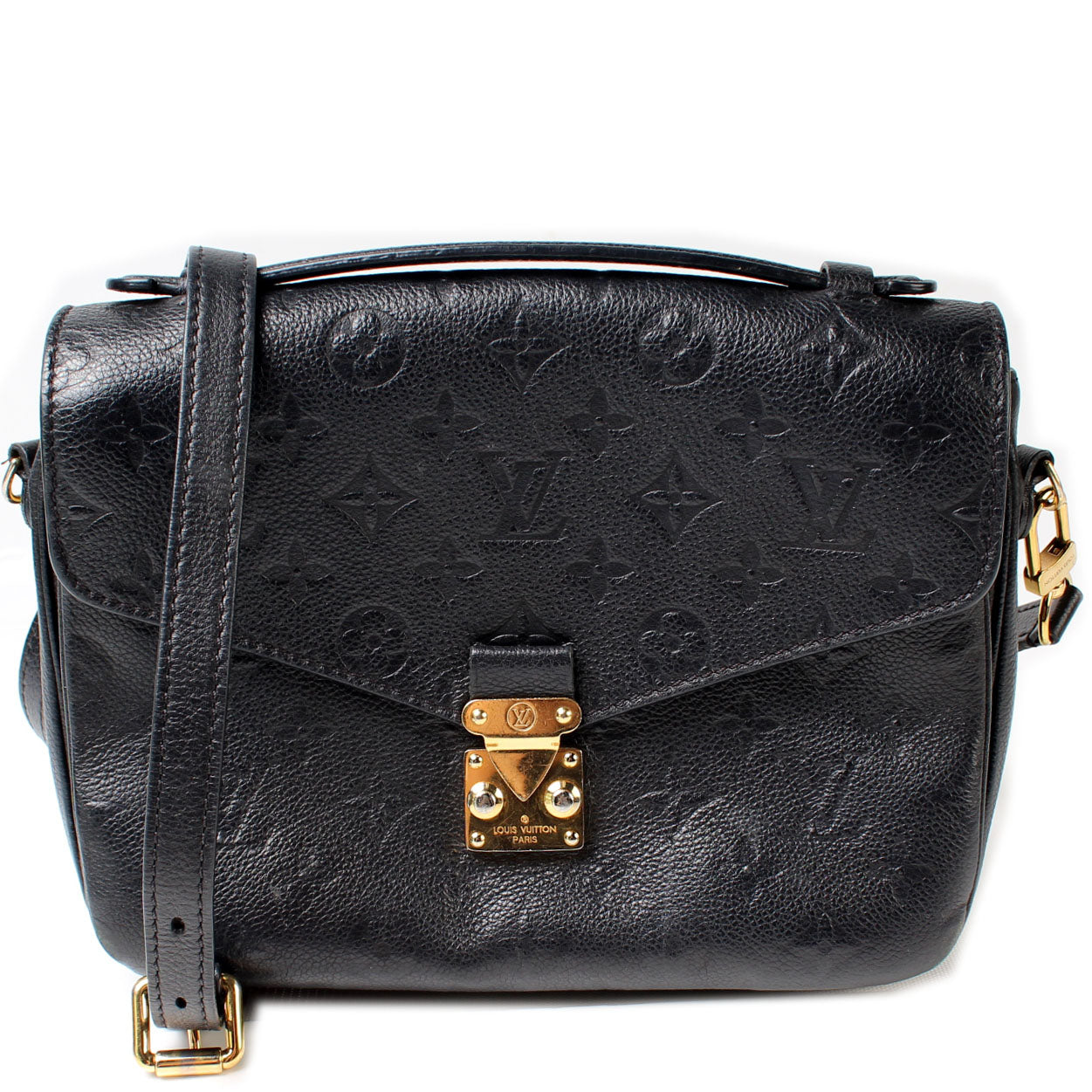 Louis Vuitton Pochette Metic Empreinte Clutch Bag