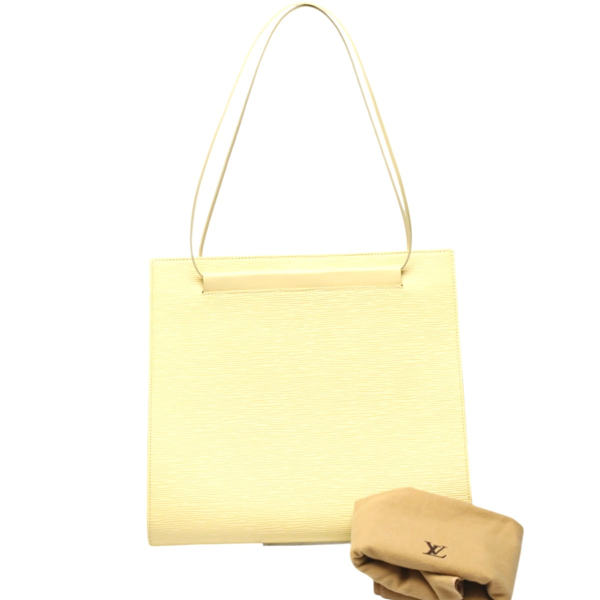 Louis Vuitton M5246A Epi yellow Epi Saint Leather Shoulder Bag
