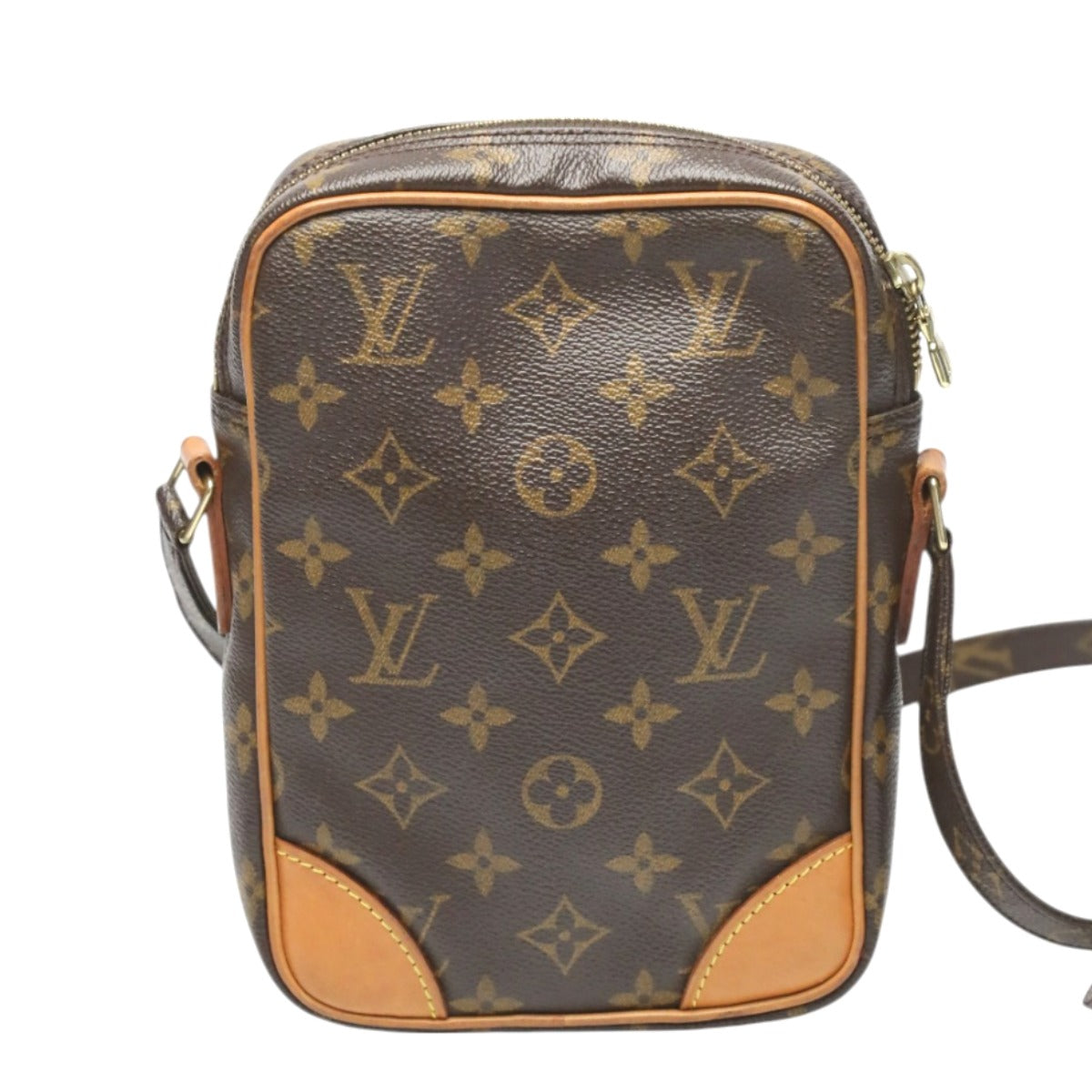 Louis Vuitton M45266 Danube Monogram Canvas Brown Shoulder Bag 4