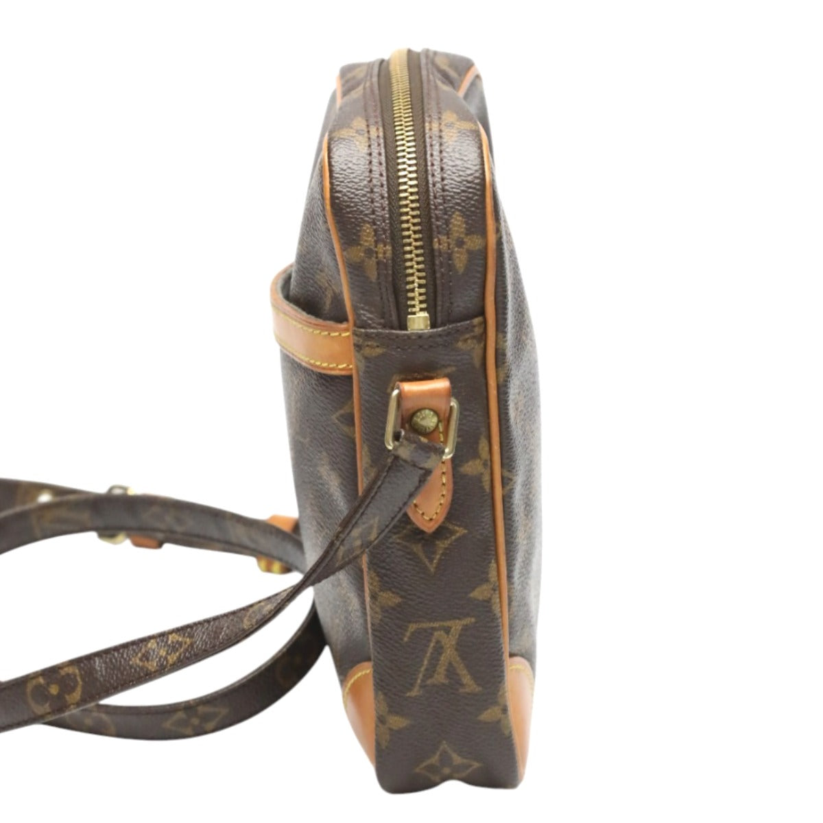 Louis Vuitton M45266 Danube Monogram Canvas Brown Shoulder Bag 4
