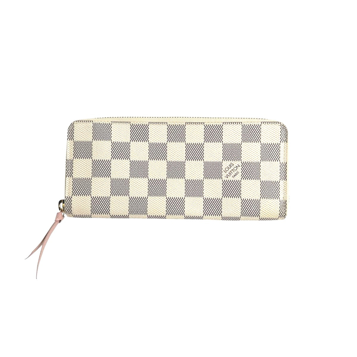 Louis Vuitton Long Purse N61264 Damier Azur Canvas Gray Wallet Case