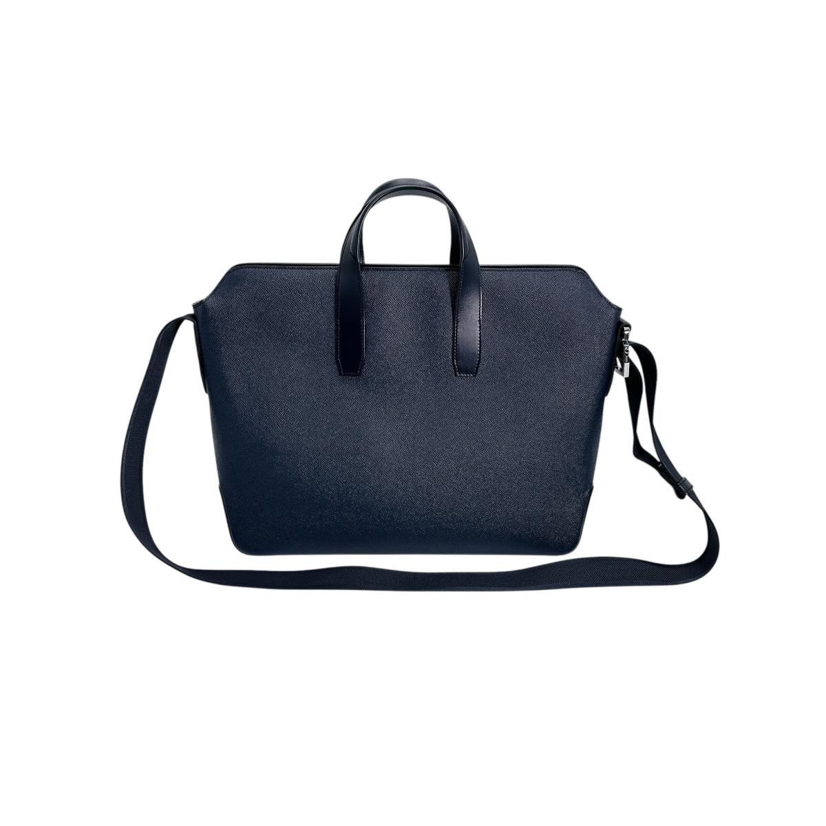 Business Bag , Epsom Navy Epsom Porto Leather Travel Bag