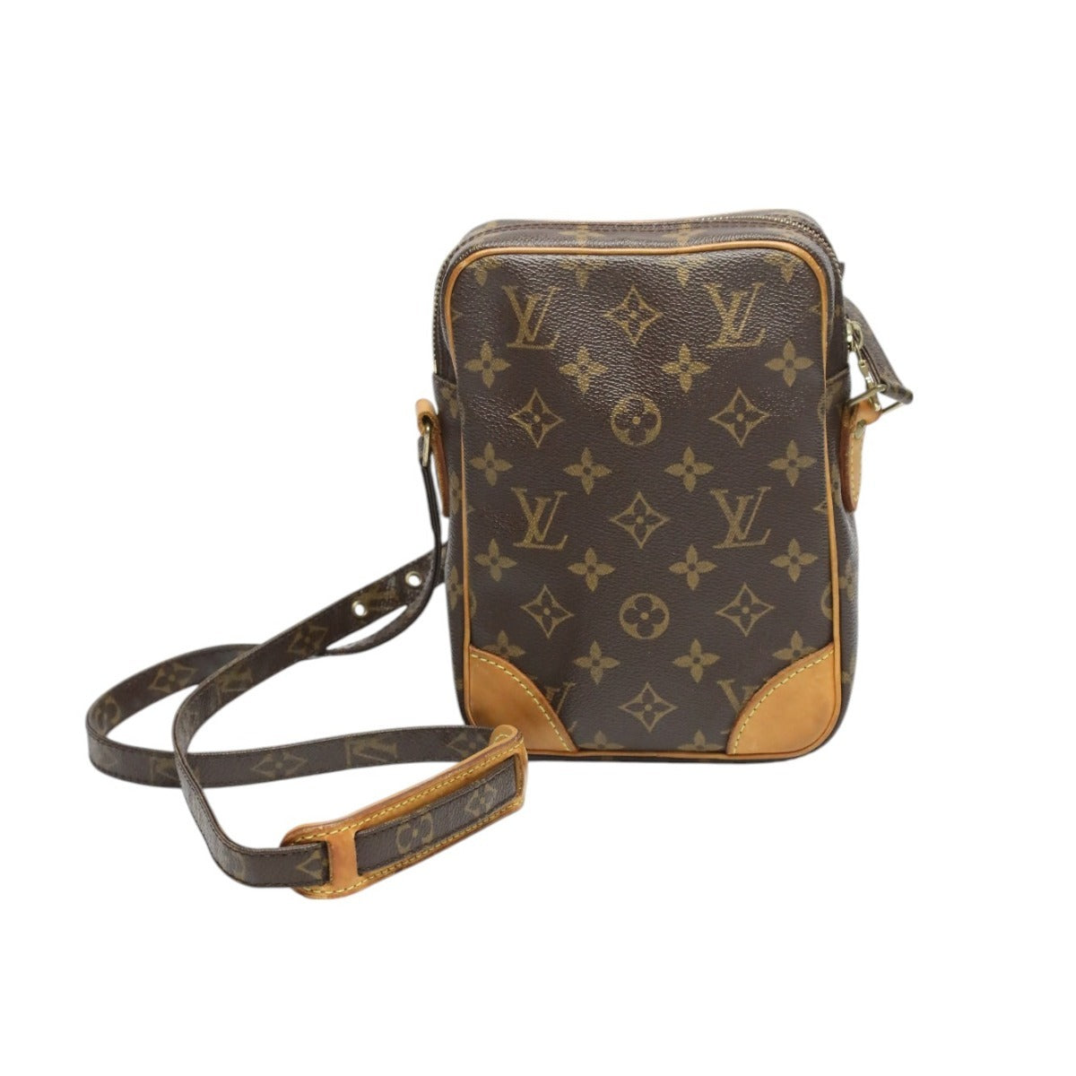 Louis Vuitton M45266 Danube Monogram Canvas Brown Shoulder Bag 5