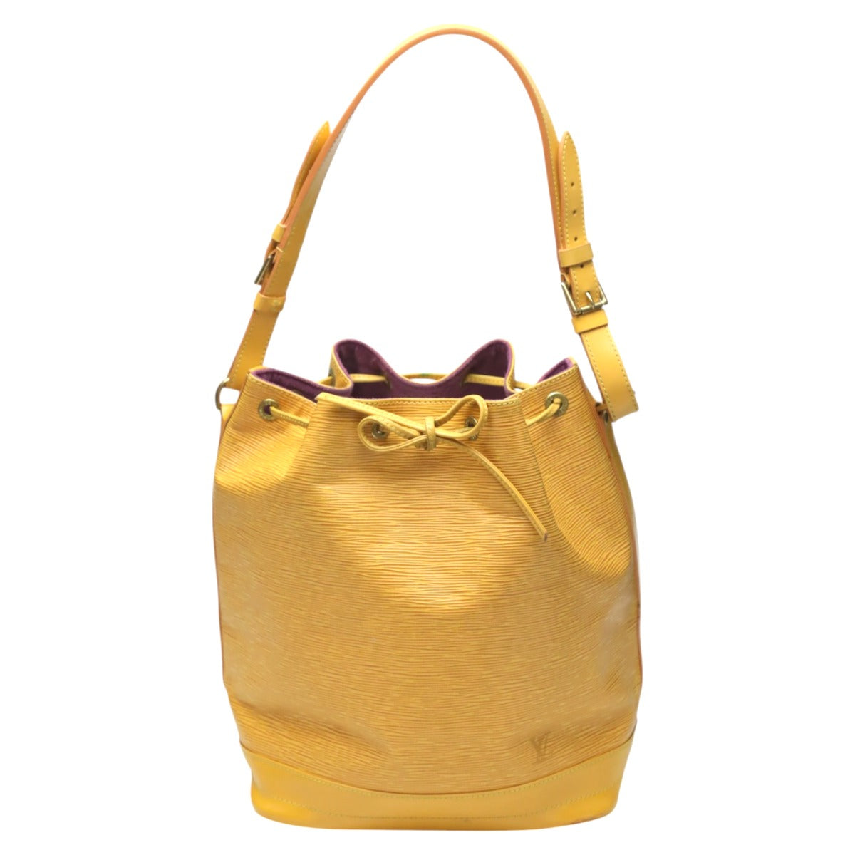 Louis Vuitton M44009 Epi yellow Drawstring Epi Leather Jewelry