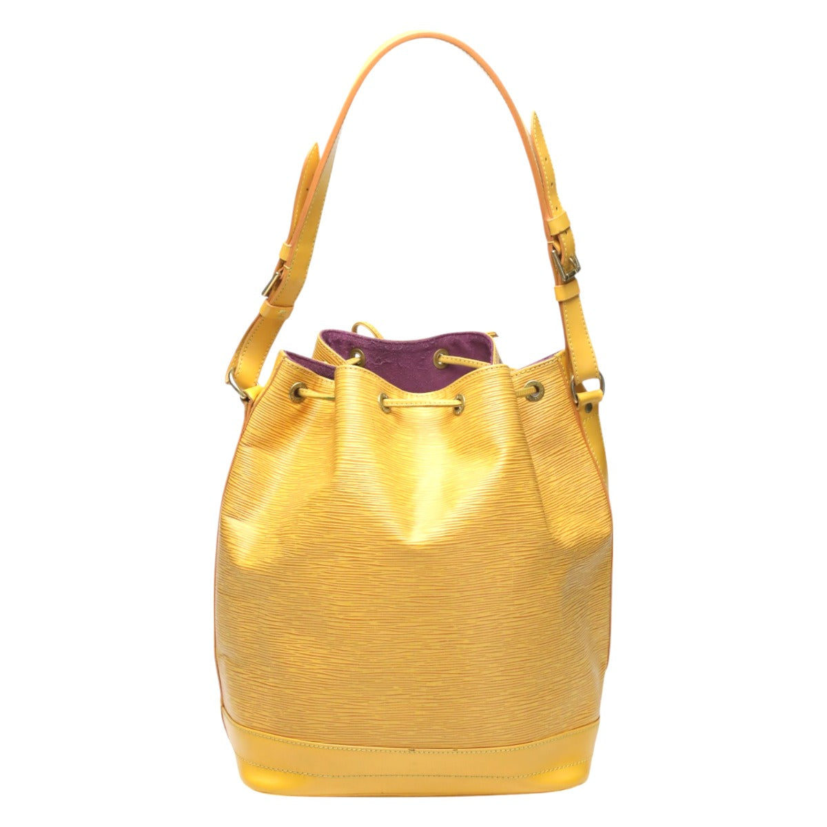 Louis Vuitton M44009 Epi yellow Drawstring Epi Leather Jewelry
