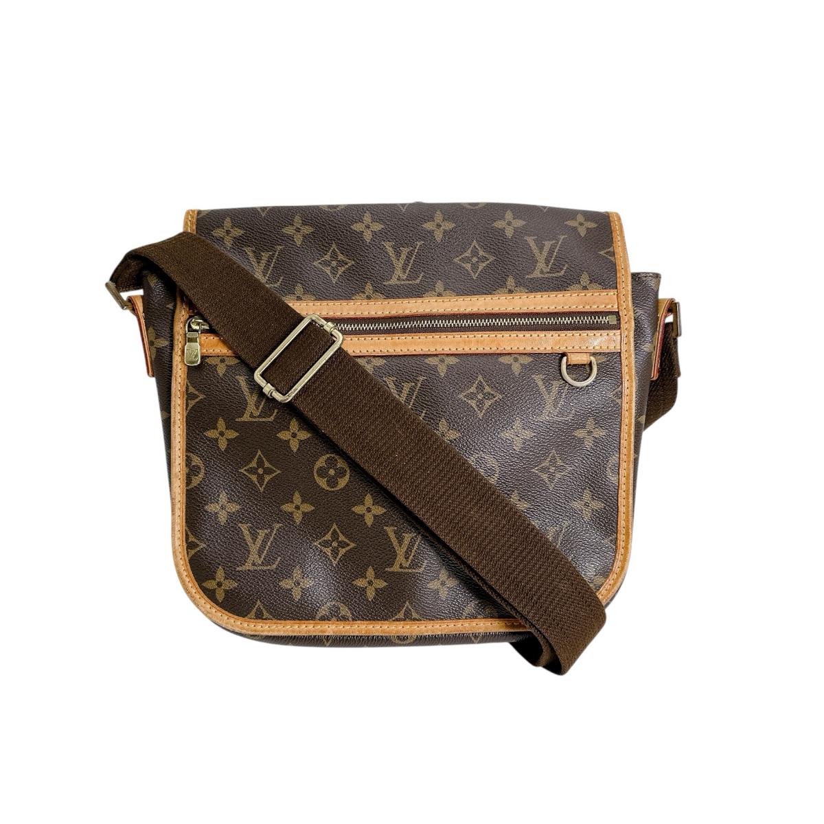 Louis Vuitton M40106 BosphorePM Monogram Canvas Brown Shoulder Bag