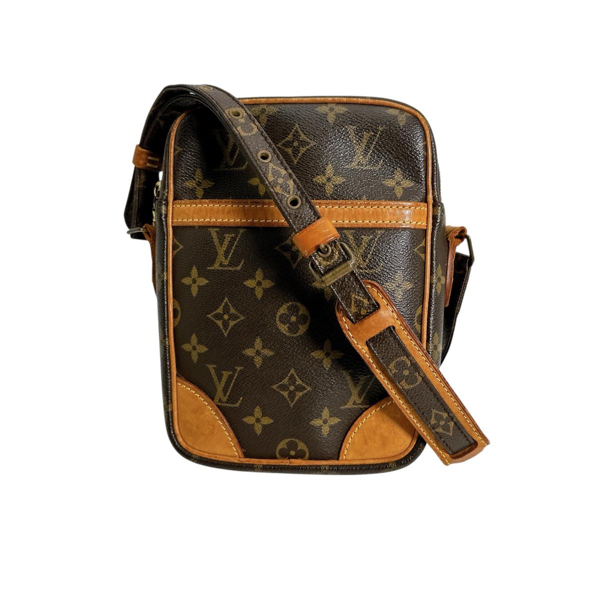Louis Vuitton M45266 Danube Monogram Canvas Brown Shoulder Bag 6