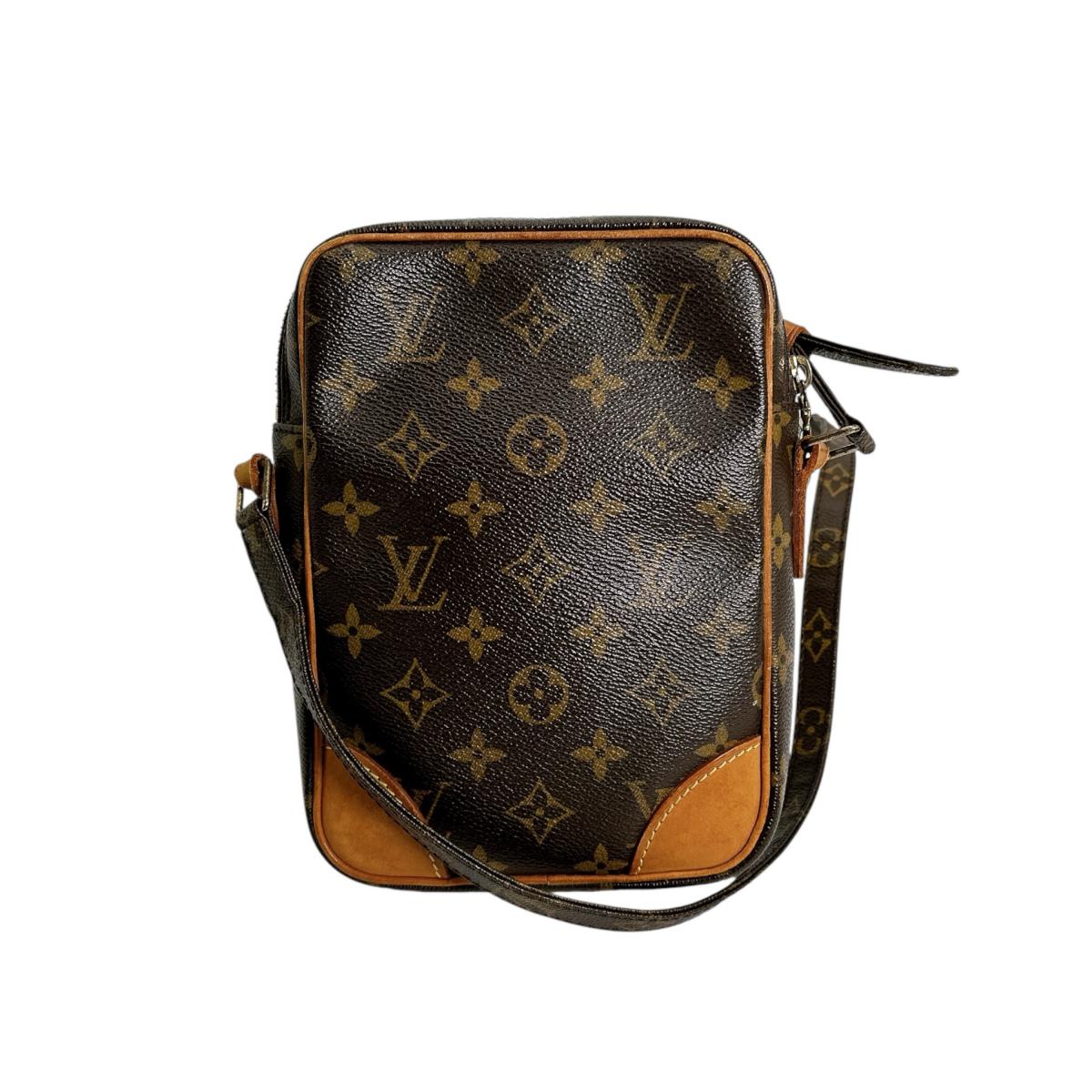 Louis Vuitton M45266 Danube Monogram Canvas Brown Shoulder Bag 6