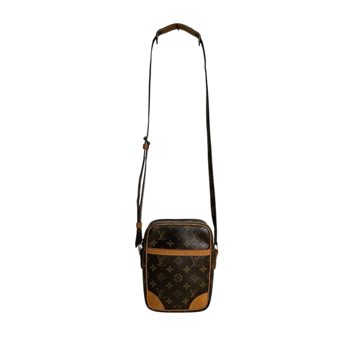Louis Vuitton M45266 Danube Monogram Canvas Brown Shoulder Bag 6