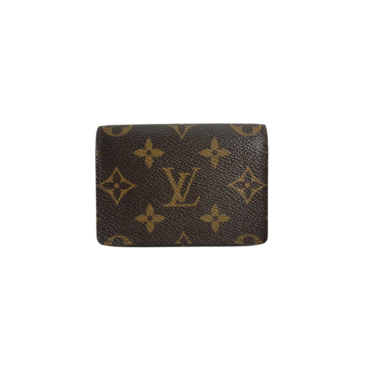 Louis Vuitton name holder M62920 Anne Vert Monogram Canvas Brown Wallet Case