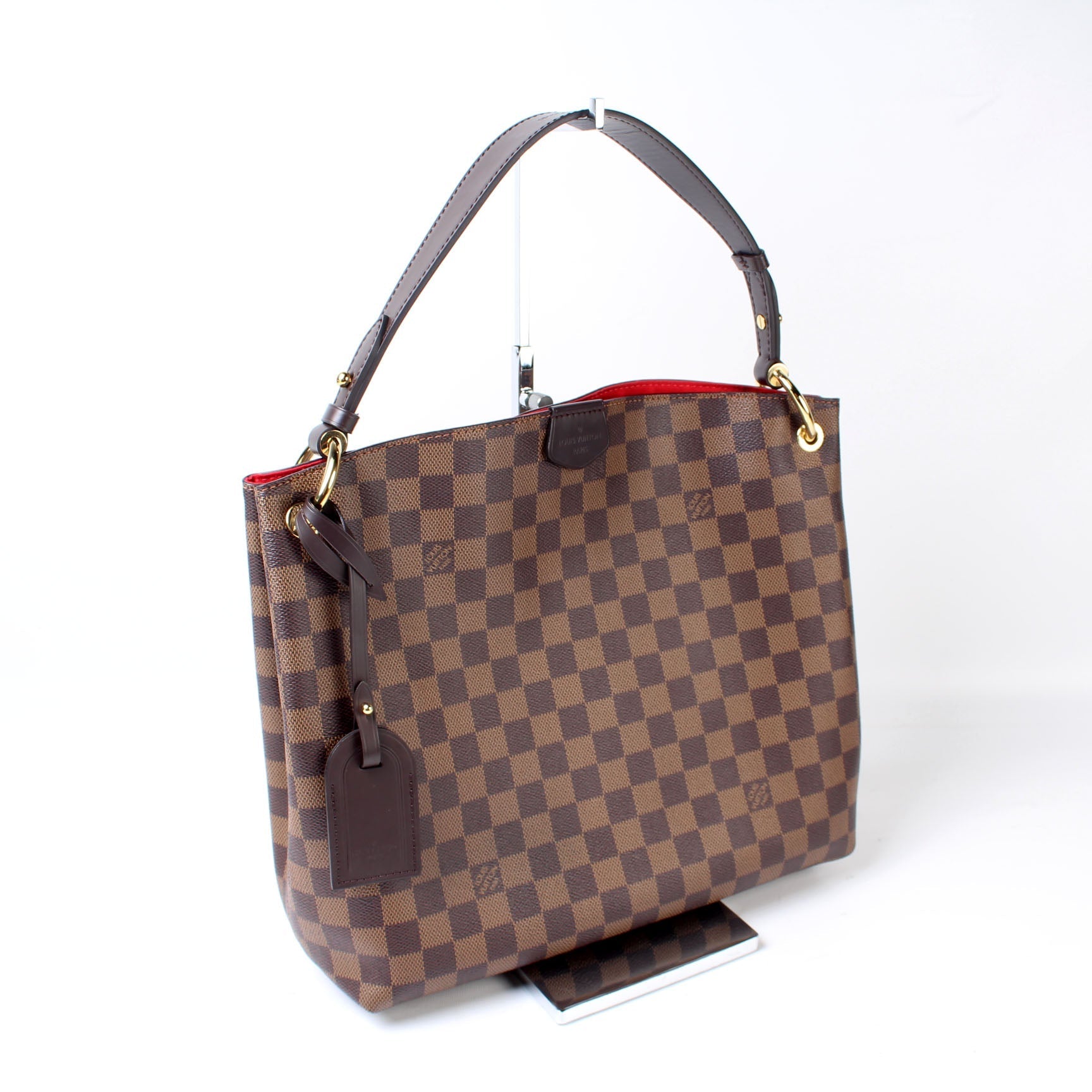 Louis Vuitton Graceful PM Ebene Damier Handbag Ebene 16
