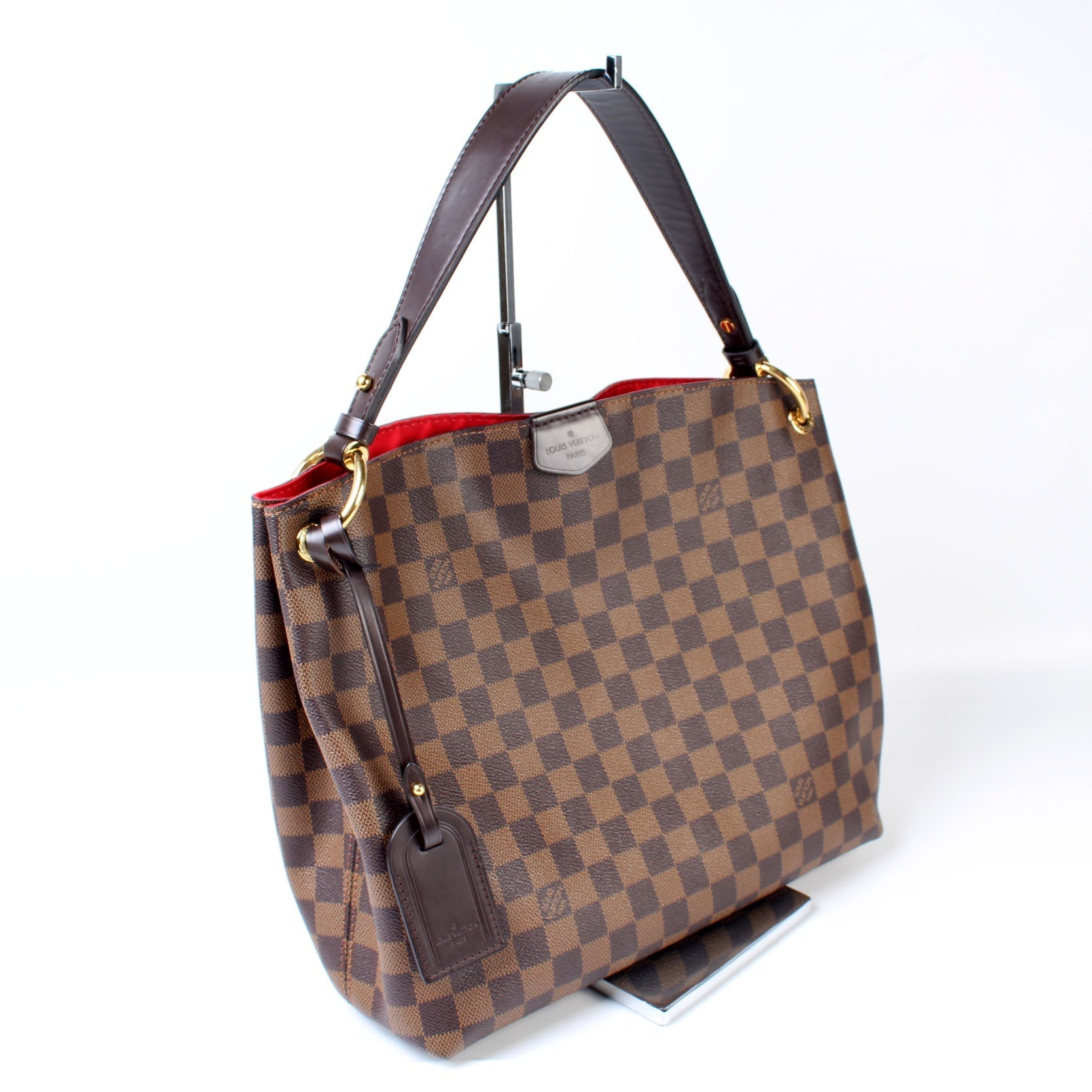 Louis Vuitton Graceful PM Ebene Damier Handbag Ebene 8